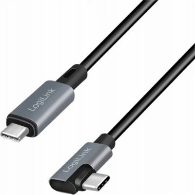 Logilink CU0183 USB 2.0, USB C vidlice, z obou stran, 2m, černý