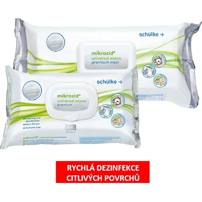 Schülke Mikrozid Universal wipes premium ubrousky 100 ks