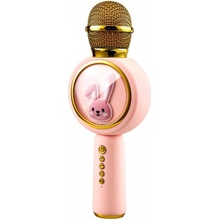 Bluetooth karaoke mikrofón Zajačik Diva pink
