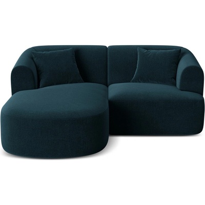Cosmopolitan Design Кадифен ъглов диван в петролен цвят (ляв ъгъл) Campi - Cosmopolitan Design (COS_LC_S_120_F1_CAMPI5)