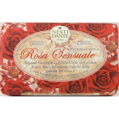 Nesti Dante luxusné prírodné mydlo s ružou zmyselná Rosa Sensuale 150 g