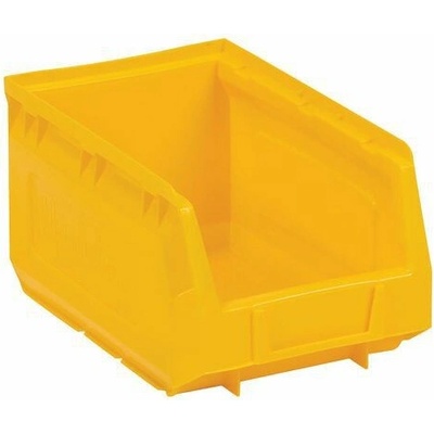 Manutan Plastový box Expert 12,5 x 14,5 x 24 cm, žltý