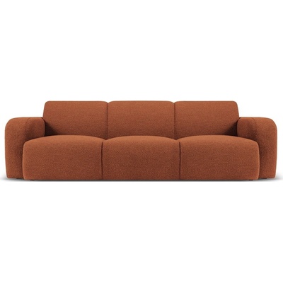 ! Micadoni Home pohovka z textílie buklé 235 cm Molino Hnedá