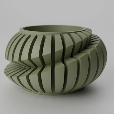 Kvetináč Luxir Priemer otvoru: 200-220mm, Farba produktu: Oliva