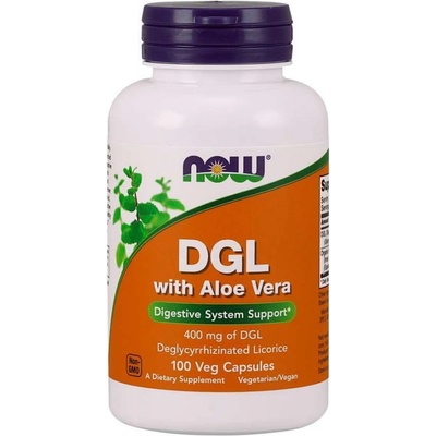 Now DGL With Aloe Vera 100 kapsúl