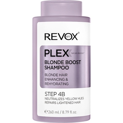 Revox Cosmetics REVOX B77 Plex Blonde Boost Shampoo Шампоан за коса дамски 260ml