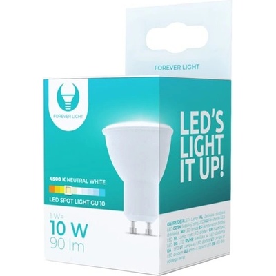Forever Led žárovka GU10 1W 4500K 90lm