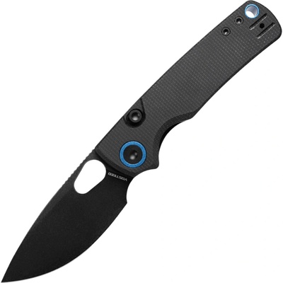 Vosteed Porcupine 14C28N Black Stonewash Black Micarta A2601