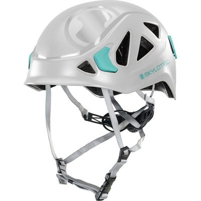 Skylotec Твърдокорпусна каска Skylotec Galaxy 2.0 Climbing helmet - White / Aquamarine - размер 54-62 cm (317-0257-0411)