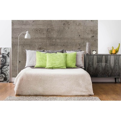 DIMEX ART Самозалепваща се флизелинова фототапета текстура от бетонно дърво 375 x 250 см