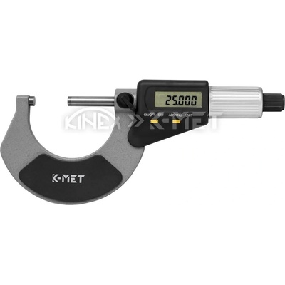 K-MET Дигитален микрометър K-MET 7031-02-025, IP65, 0-25 mm, 0.001 mm (7031-02-025)