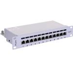 Lanberg Пач панел Lanberg PPF6-9012-S 10" 12xRJ-45 Cat. 6 сив (PPF6-9012-S)