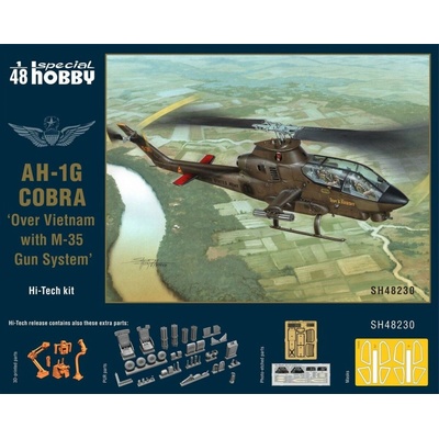 Special Hobby AH1G Cobra Over Vietnam with M35 Gun SystemHiTech Kit 1:48