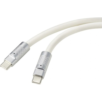 Renkforce RF-6056874 USB-C USB 2.0 USB-C ® zástrčka USB-C ® zástrčka 0,5m bílý