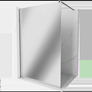 Mexen Kioto душ стена Walk-in 110 x 200 см, огледало 8 мм, четка gun gray - 800-110-101-66-50 (800-110-101-66-50)