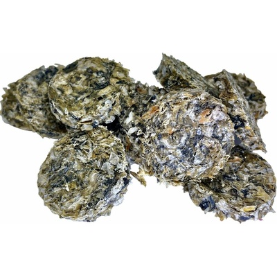 LK Baits Pet Luxusné Medailóniky zo Sušenej Kože Tresky s Tekvicou 40 g