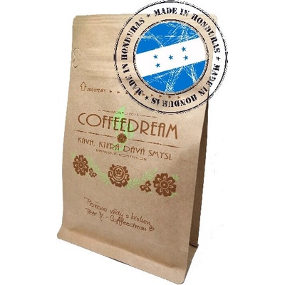 COFFEEDREAM Káva HONDURAS FINCA EL COYOTE Hrubé mletí frenchpress filtrovaná 250 g