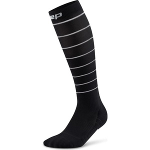 CEP Мъжки компресионни чорапи CEP Pro Run Reflective Tall 2.0 Compression socks - Black - размер III (207-0561-0111)