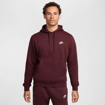 Nike Мъжки суичър Nike Sportswear Club Fleece Pullover Hoodie Mens - Burgundy