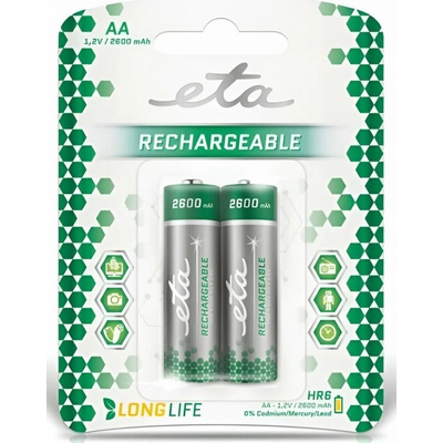 ETA AA 2600mAh 2ks R06CHARGE26002
