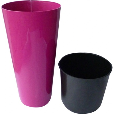 JAD TOOLS Kvetináč "TUBUS Slime", DTUS 250S, fuksia, 235 mm