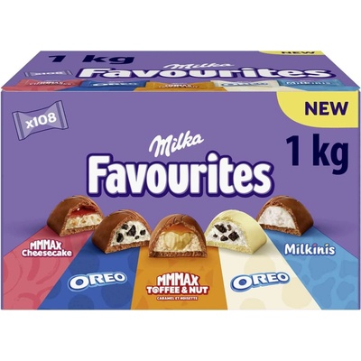Milka Favourites mix čokoládových pralinek 1 kg