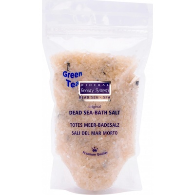Mineral Beauty System morská soľ do kúpeľa Zelený čaj vrecko 500 g