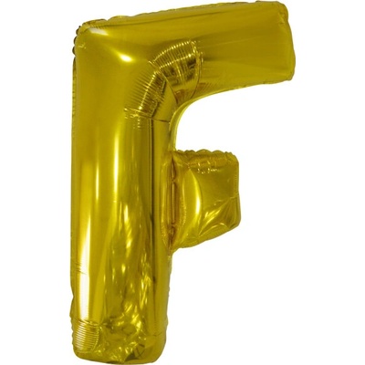 Amscan Fóliový balónik písmeno F 86 cm zlatý