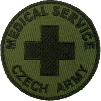 NAVYS Nášivka MEDICAL SERVICE CZECH ARMY bojová VELCRO