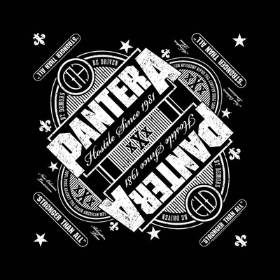 Pantera šatka Stronger than all čierna