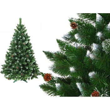 Foxigy Vianočný stromček Borovica 180cm so šiškami Luxury Diamond