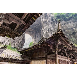DIMEX ART Флизелинов фототапет китайска историческа кръчма 375 x 250 см