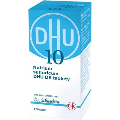 Schüsslerovej soli Natrium sulfuricum DHU D6 200 tabliet