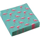 Amscan servítky Flamingo Paradise 33X33cm 20ks