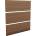 Plotový panel KETER FENCE KIT hnědý (3x panel)