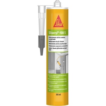 Sika Sikacryl-108 S - акрилен фугоуплътнител - бял (634)
