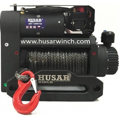 HUSARWINCH Naviják Husar Winch BST S 12000, 12V, Syntetické lano (dvojitý motor)