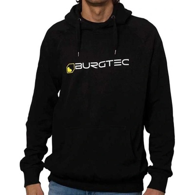 Burgtec Черен суитшърт Burgtec Black Logo Hoodie с лого Burgtec