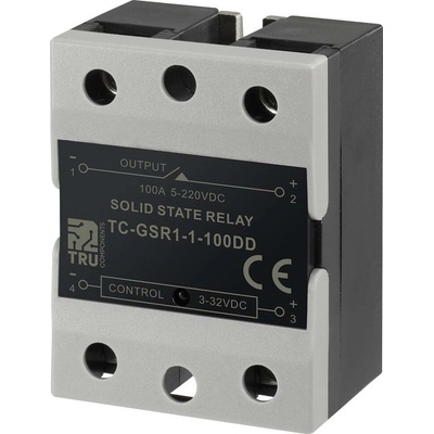 TRU COMPONENTS polovodičové relé TC-GSR-1-100DD 100 A Spínací napětí (max.): 220 V/DC DC obvod 1 ks