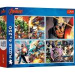 Trefl - Puzzle 4x250 Hero days Avengers - 250 piese
