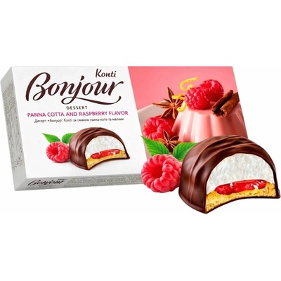 Konti Dezert Bonjour Malina 232 g