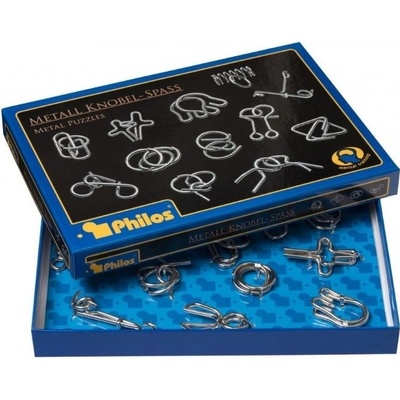 Philos Sada 12 kovových hlavolamů
