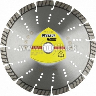 KLINGSPOR Kotúč diamantový 125x2,4x22,2 / DT 612 UT SUPRA (stavebné materiály, armovaný betón, vápennopiesková tehla)