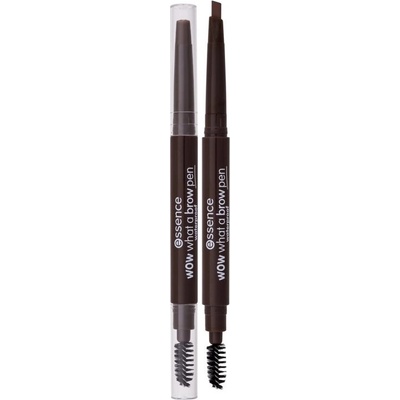 Essence Wow What a Brow tužka na obočí s kartáčkem 02 Brown 0,2 g