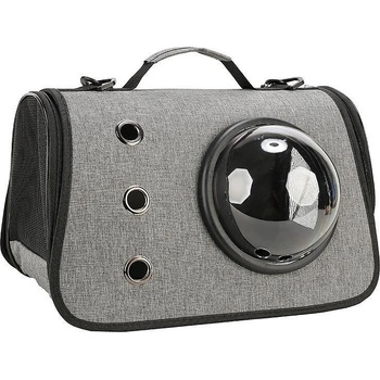Транспортна чанта за домашни любимци 40x26x28 см, сива (4268-G)