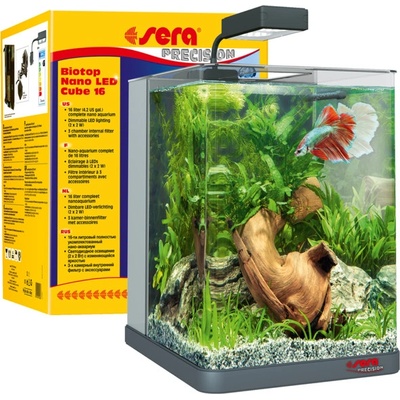 Sera Biotop Nano LED Cube 22 x 30 x 25 cm, 16 l