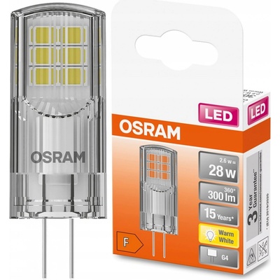 Osram LED PIN 30 G4 2,6W/827 12V teplá – Hledejceny.cz