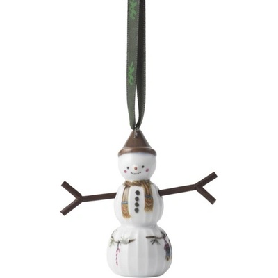 Porcelánová závěsná dekorace Snowboy 7 cm Kähler
