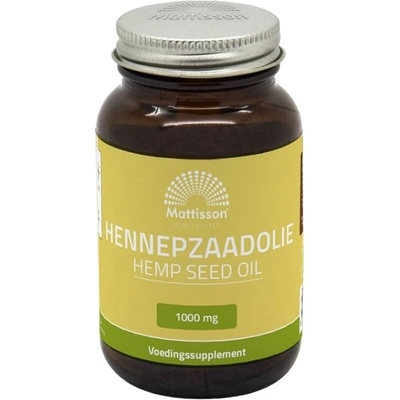 Mattisson Healthstyle Hemp Seed Oil, 1000 mg, 60 капсули, Mattisson Healthstyle (MT2370)