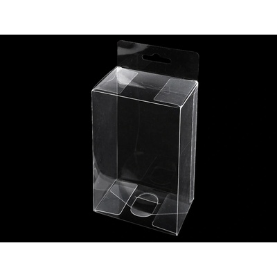 Plastová krabička k zavěšení transparent 10 ks